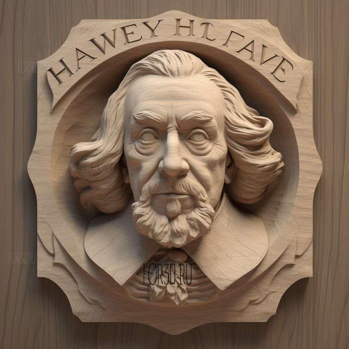 William Harvey 3 stl model for CNC